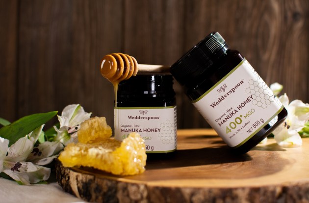 miód manuka, Wedderspoon, 400, mgo, 500g